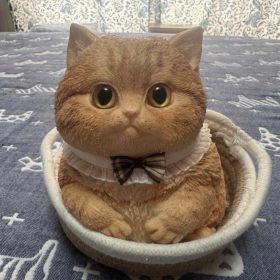 Handmade Silicone Pet Custom, Realistic Cat Dog Memorial Figurine
