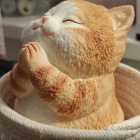 Handmade Silicone Pet Custom, Realistic Cat Dog Memorial Figurine